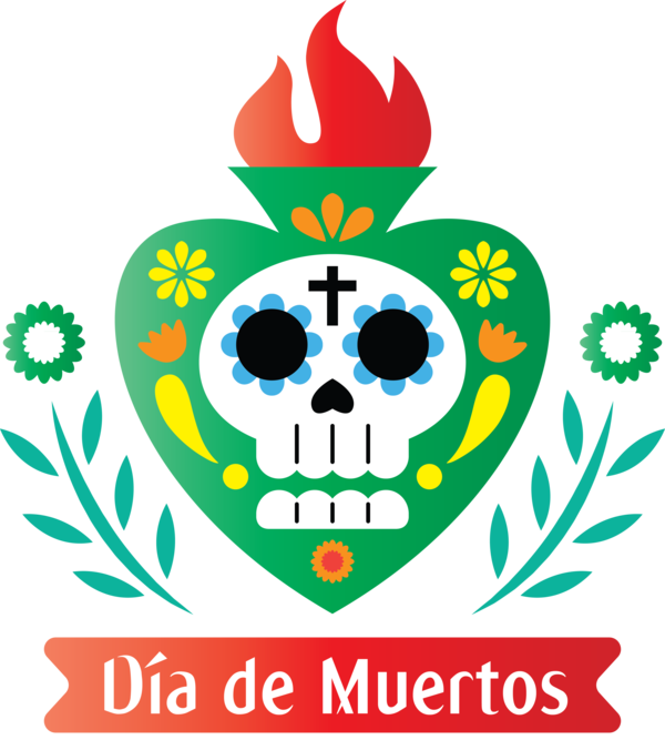 Transparent Day of the Dead Digital art Day of the Dead Drawing for Día de Muertos for Day Of The Dead