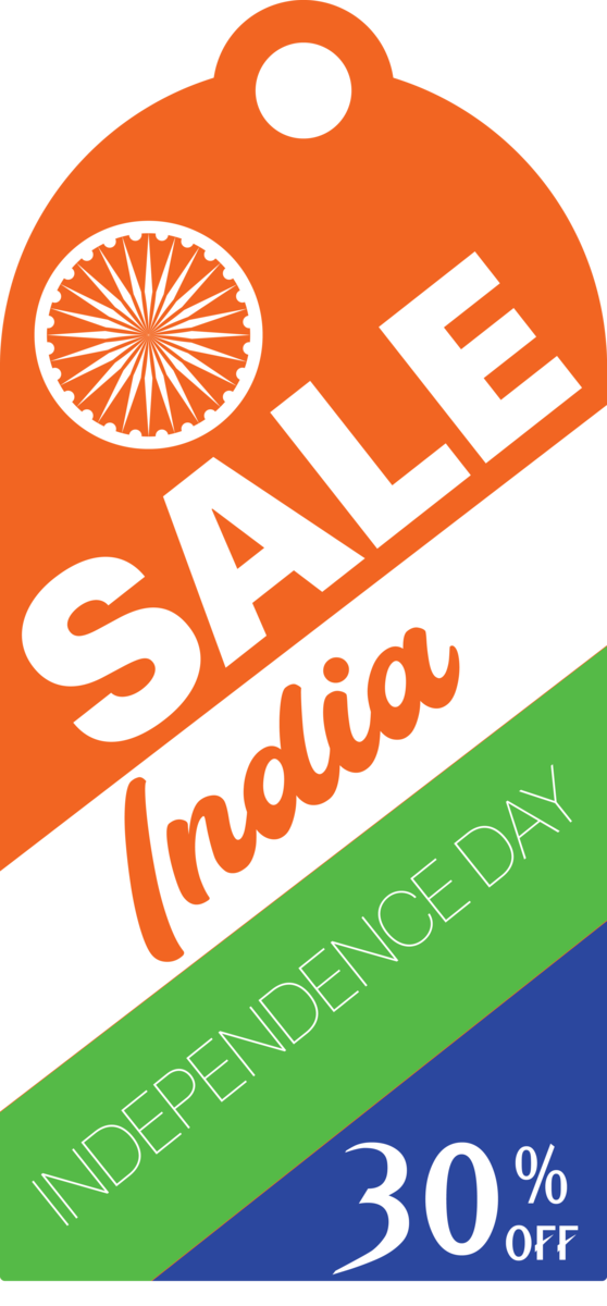 Transparent Indian Independence Day Logo Font Design for Indian Independence Day Sale for Indian Independence Day