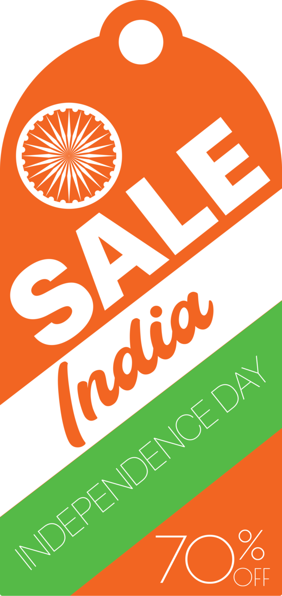 Transparent Indian Independence Day Logo Design label.m for Indian Independence Day Sale for Indian Independence Day