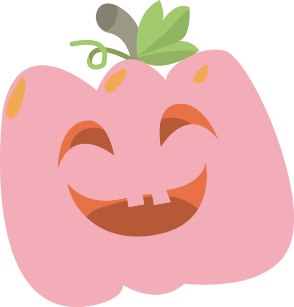 Transparent Halloween Pumpkin  Apple for Jack O Lantern for Halloween