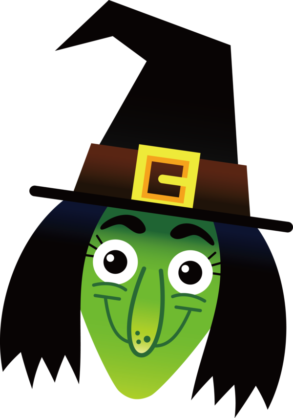 Transparent Halloween Beak Character Green for Witch for Halloween
