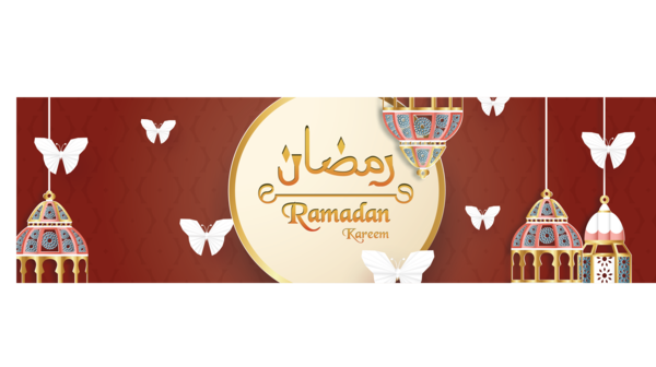 Transparent Ramadan Greeting card Font Meter for Ramadan Kareem for Ramadan