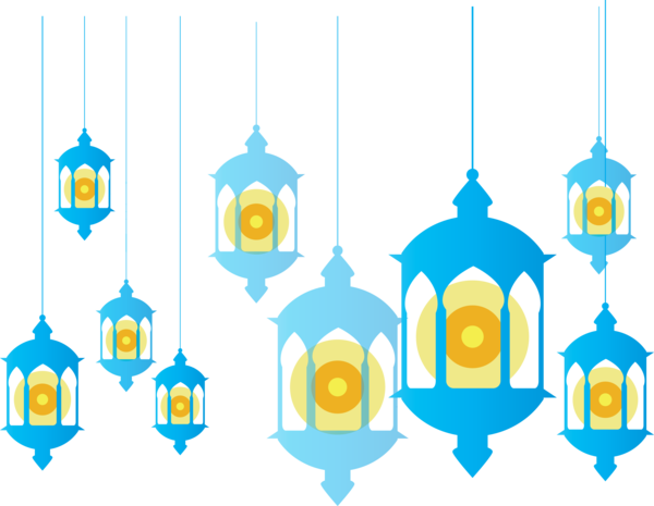 Transparent Ramadan Pendant light Lantern Light fixture for Ramadan Lantern for Ramadan