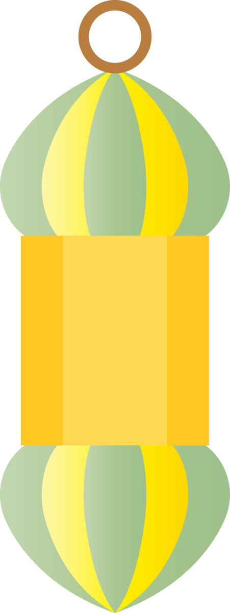 Transparent Ramadan Hat Angle Yellow for Ramadan Lantern for Ramadan