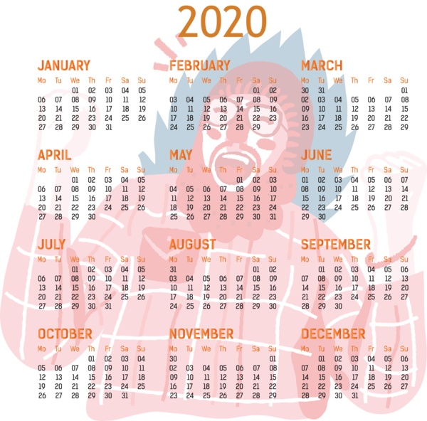 Transparent New Year 梭羅與中國 Householder Buddhist devotion for Printable 2020 Calendar for New Year