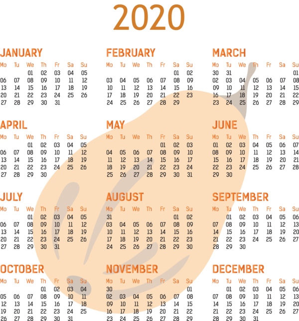 Transparent New Year 회덕쌍청당 Calendar System for Printable 2020 Calendar for New Year