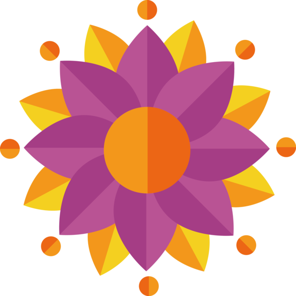 Transparent Diwali Flat design  Logo for Happy Diwali for Diwali