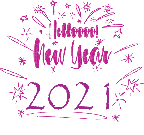 Transparent New Year University of Panama Design Logo for Welcome 2021 for New Year