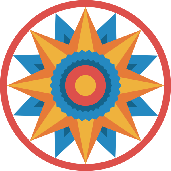 Transparent Diwali Circle Triangle Symmetry for Happy Diwali for Diwali