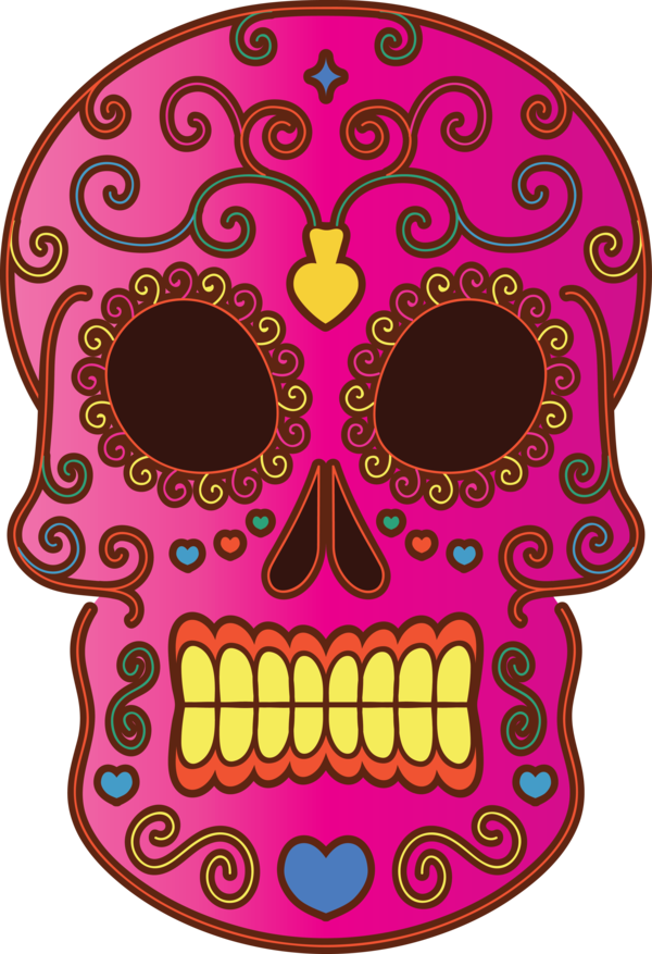 Transparent Day of the Dead Day of the Dead Visual arts Skull art for Calavera for Day Of The Dead