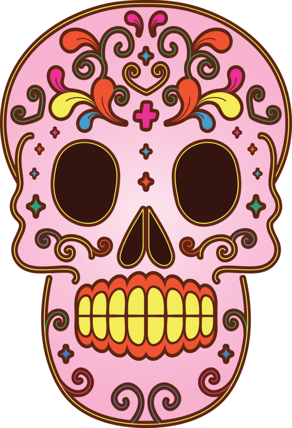 Transparent Day of the Dead Flower Mother's Day Flowers Petal for Calavera for Day Of The Dead