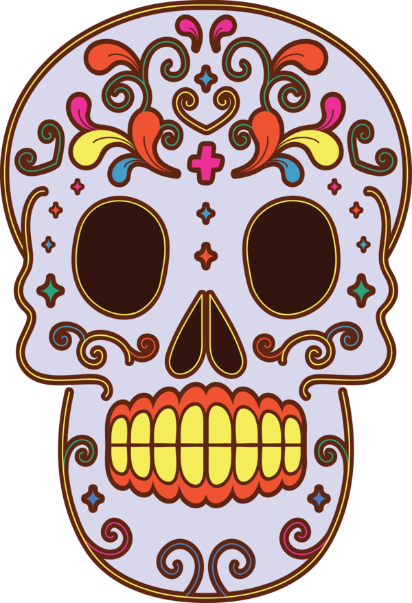 Transparent Day of the Dead Flower Visual arts Petal for Calavera for Day Of The Dead