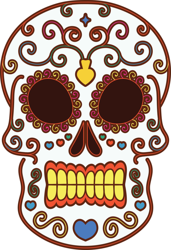 Transparent Day of the Dead Visual arts Drawing Day of the Dead for Calavera for Day Of The Dead