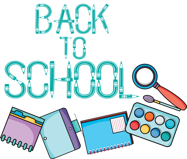 Transparent Back to School Design Logo Text for Welcome Back to School for Back To School