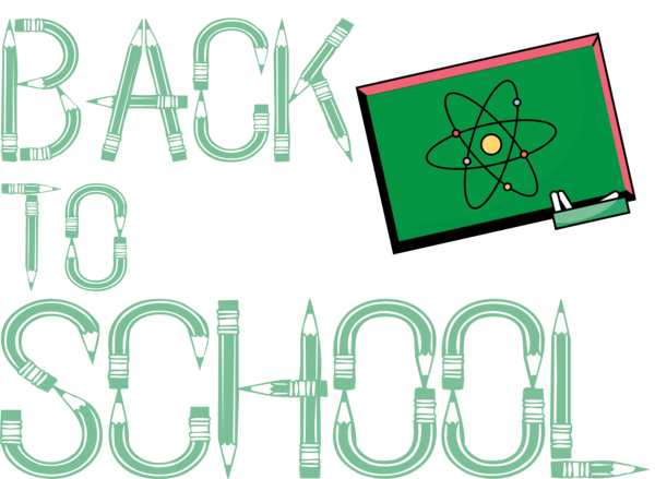 Transparent Back to School Logo Cosmic Design for Welcome Back to School for Back To School