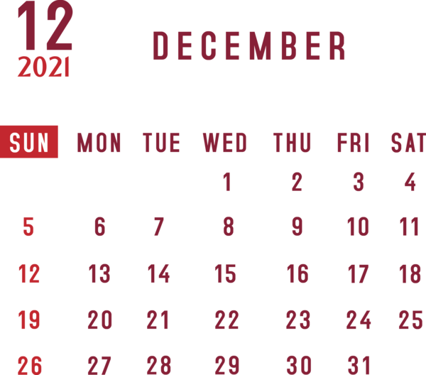 Transparent New Year Angle Line Point for Printable 2021 Calendar for New Year