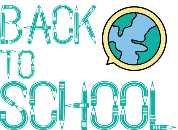 Transparent Back to School Logo Green Meter for Welcome Back to School for Back To School