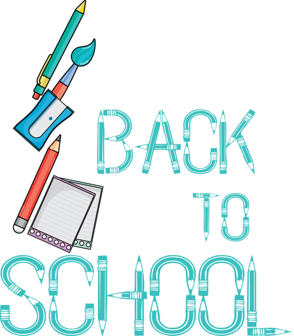 Transparent Back to School Design Logo Angle for Welcome Back to School for Back To School