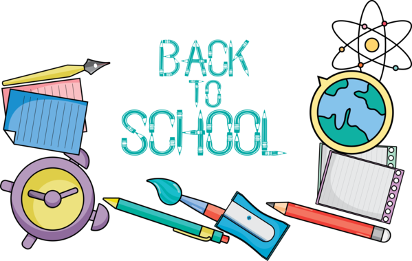 Transparent Back to School Angle Line Point for Welcome Back to School for Back To School