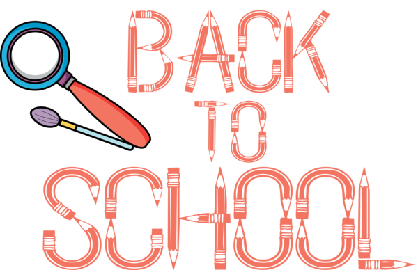 Transparent Back to School Design Logo Cosmic for Welcome Back to School for Back To School