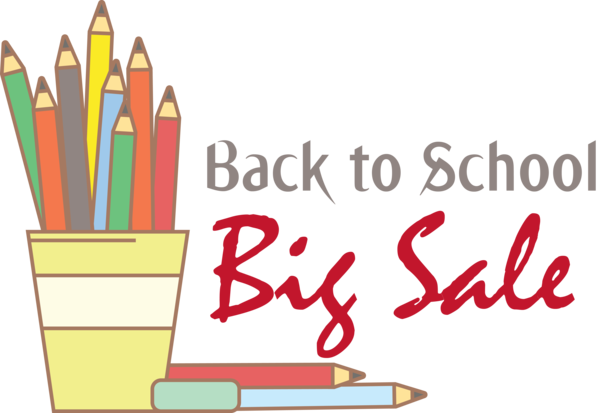 Transparent Back to School Logo Meter Line for Back to School Sales for Back To School