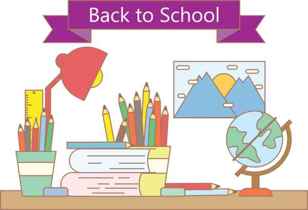 Transparent Back to School Creativity Design Creative work for Welcome Back to School for Back To School