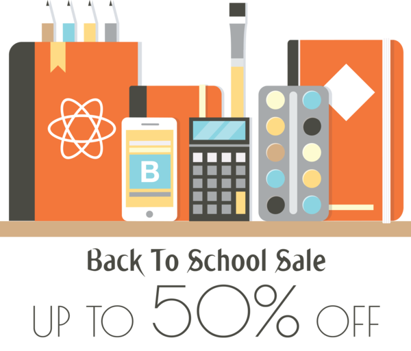 Transparent Back to School Design Logo Text for Back to School Sales for Back To School