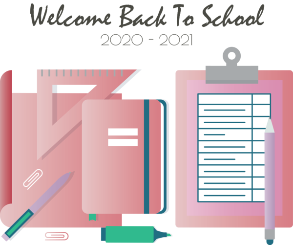 Transparent Back to School High Borrans Design Paper for Welcome Back to School for Back To School