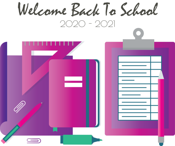 Transparent Back to School High Borrans Paper Design for Welcome Back to School for Back To School