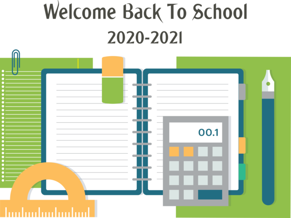Transparent Back to School Design Flat design Icon for Welcome Back to School for Back To School