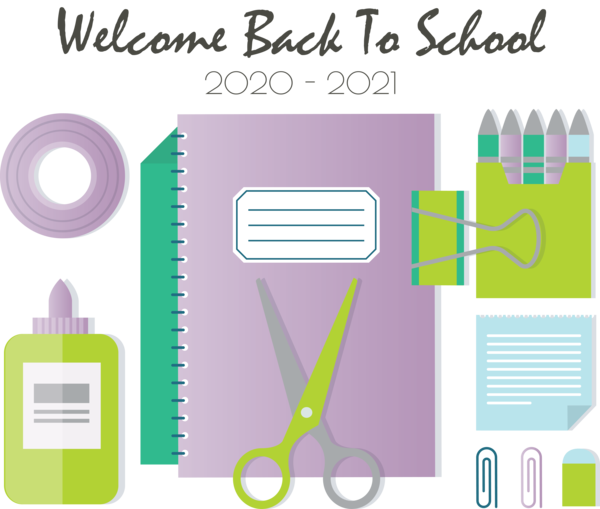 Transparent Back to School High Borrans Paper Design for Welcome Back to School for Back To School