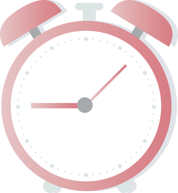 Transparent Back to School Alarm clock Design Circle for Back to School Supplies for Back To School