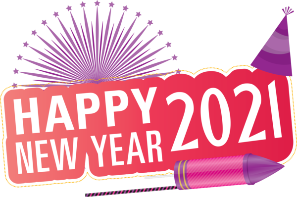 Transparent New Year Logo New Year's resolution Banner for Happy New Year 2021 for New Year