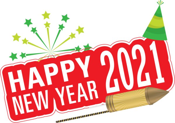 Transparent New Year Logo Meter New Year's resolution for Happy New Year 2021 for New Year
