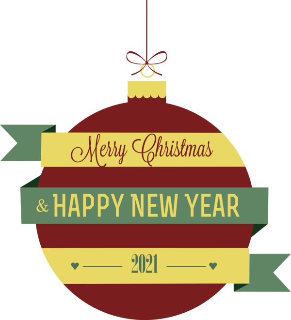 Transparent New Year Christmas ornament Christmas tree Christmas Day for Happy New Year 2021 for New Year