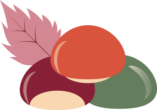 Transparent Thanksgiving Leaf Circle Design for Acorns for Thanksgiving