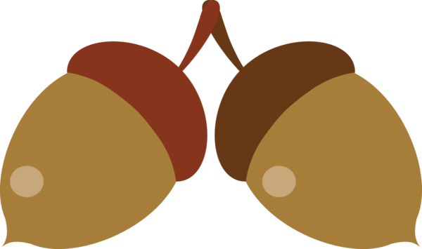 Transparent Thanksgiving Design Fruit for Acorns for Thanksgiving