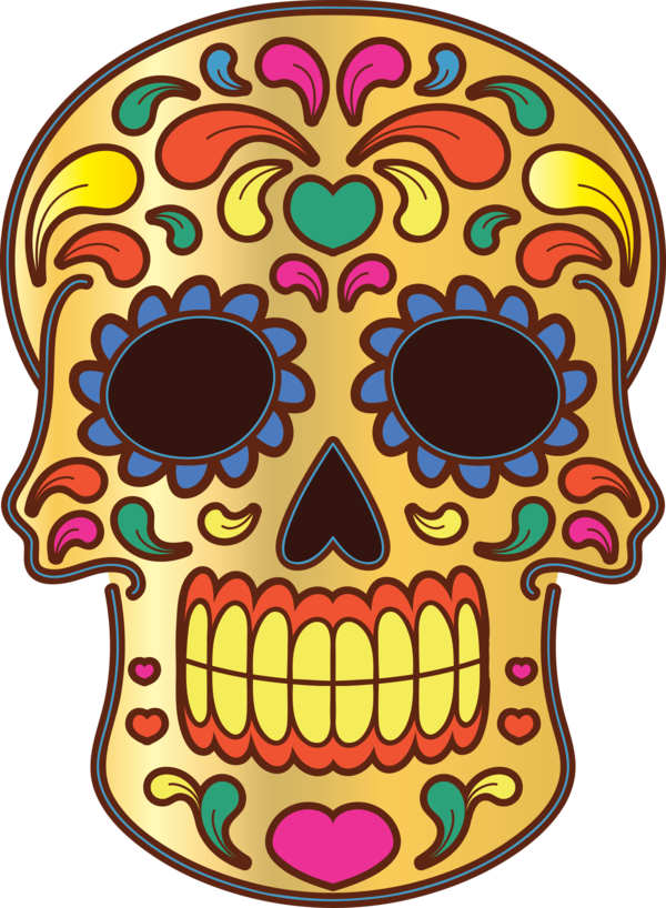 Transparent Day of the Dead Drawing Visual arts Design for Calavera for Day Of The Dead