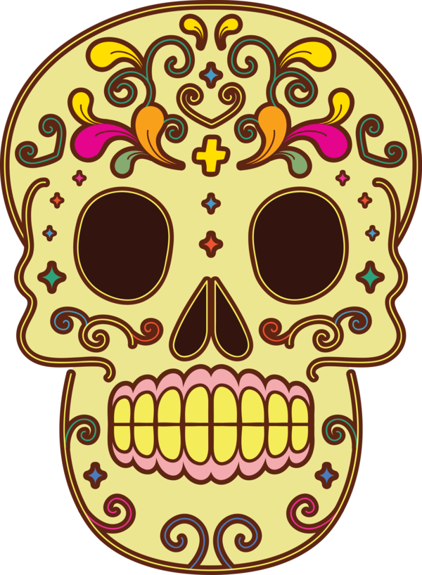 Transparent Day of the Dead Visual arts Drawing Design for Calavera for Day Of The Dead