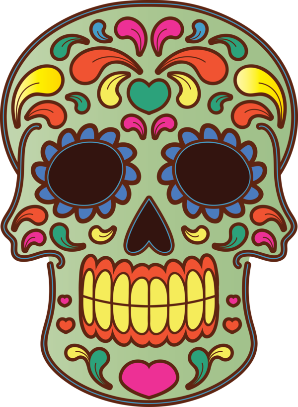 Transparent Day of the Dead Design Visual arts Drawing for Calavera for Day Of The Dead