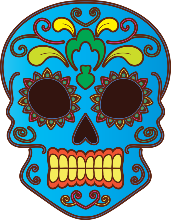 Transparent Day of the Dead Pixel art Day of the Dead Visual arts for Calavera for Day Of The Dead