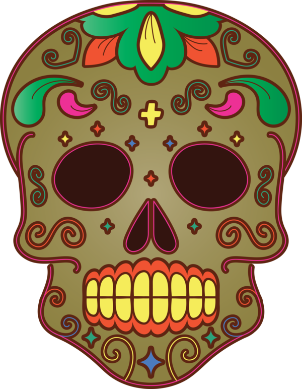 Transparent Day of the Dead Day of the Dead Drawing Human skull for Calavera for Day Of The Dead