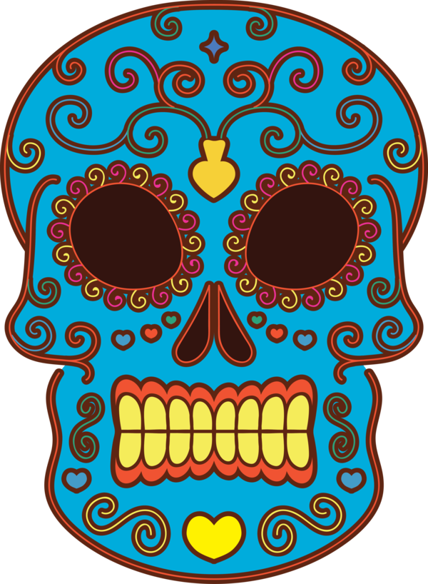 Transparent Day of the Dead Visual arts Day of the Dead Calavera for Calavera for Day Of The Dead