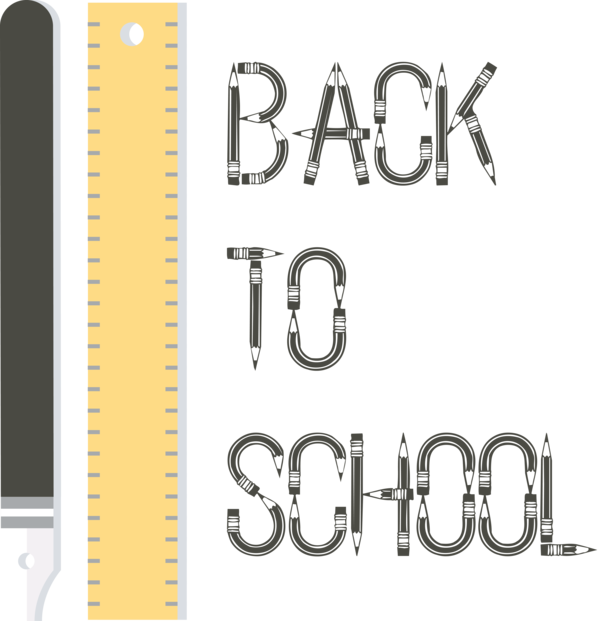 Transparent Back to School Logo Angle Line for Welcome Back to School for Back To School