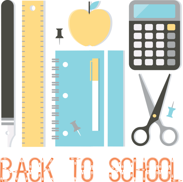 Transparent Back to School Adobe Illustrator Drawing Design for Welcome Back to School for Back To School