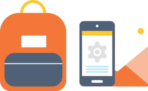 Transparent Back to School Smartphone Mobile phone Mobile phone accessories for Back to School Supplies for Back To School