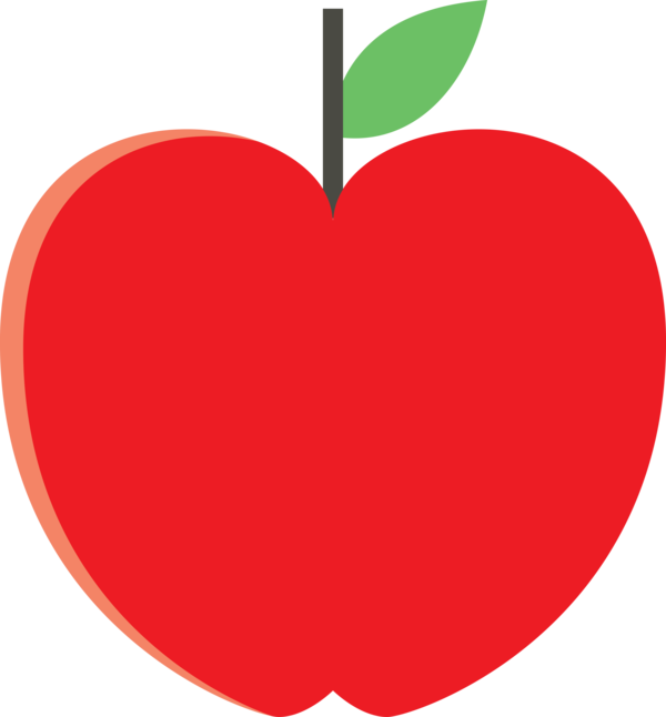 Transparent Back to School Apple Drawing for Back to School Supplies for Back To School