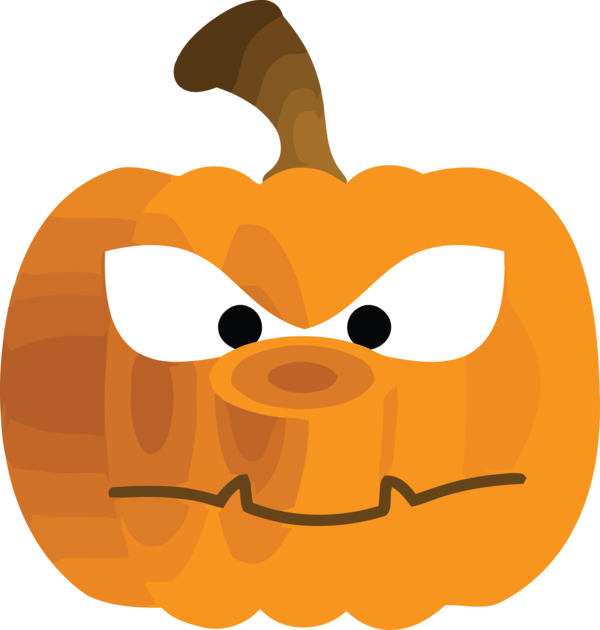 Transparent Halloween Pumpkin pie Jack-o'-lantern Pumpkin for Happy Halloween for Halloween