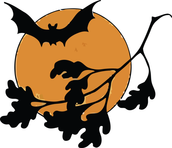 Transparent Halloween Bats Design Ghost for Happy Halloween for Halloween