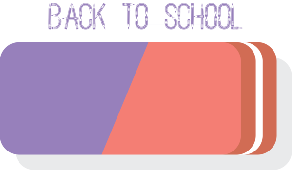 Transparent Back to School Angle Line Meter for Welcome Back to School for Back To School